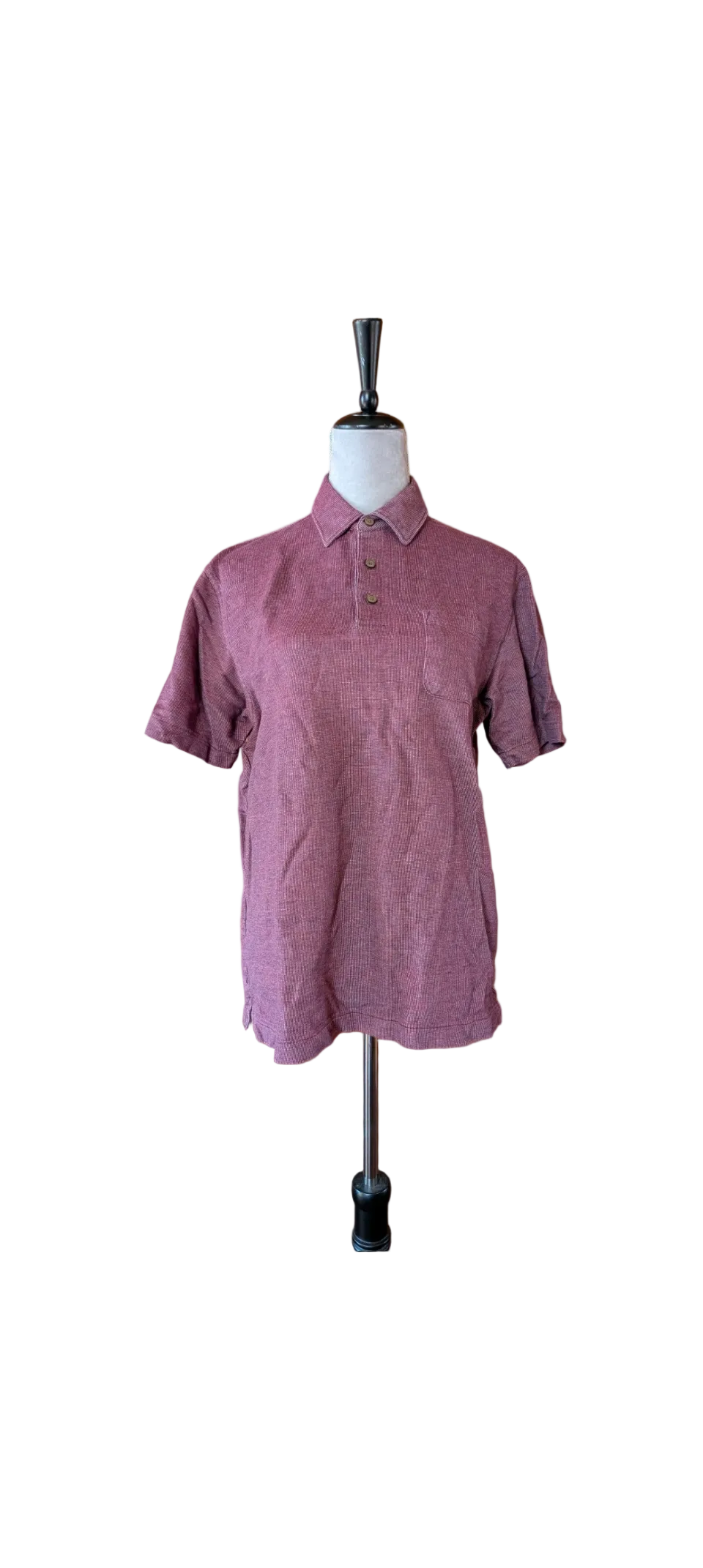 Men's polo shirt with breast pocket