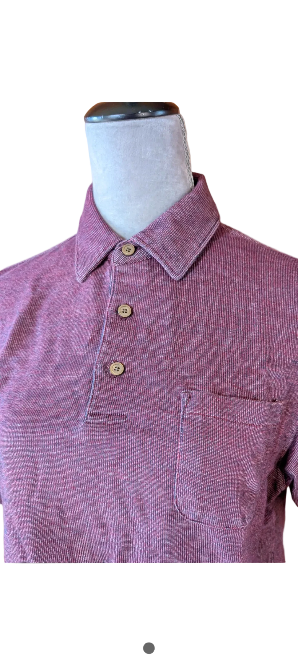 Men's polo shirt with breast pocket