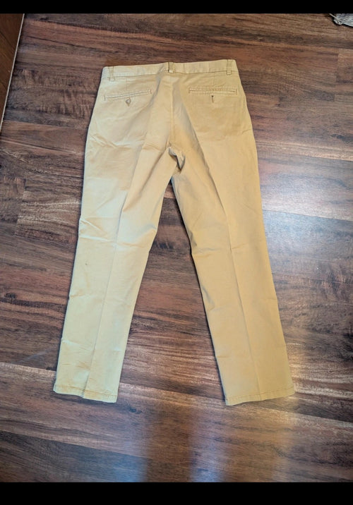 Khaki chino style men's dress pants