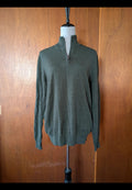 Olive green men's pullover sweater