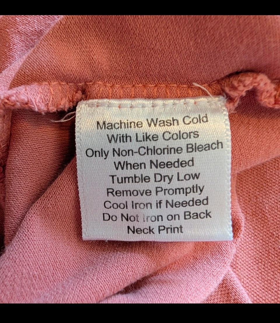 Salmon pink men's polo shirt